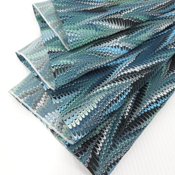 nonpareil pattern hand marbled silk scarf by Soft Asylum