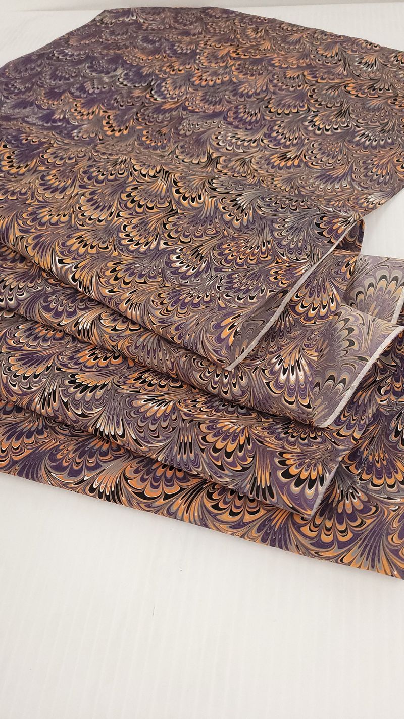 Custom Marbled Silk Scarf - Image 16