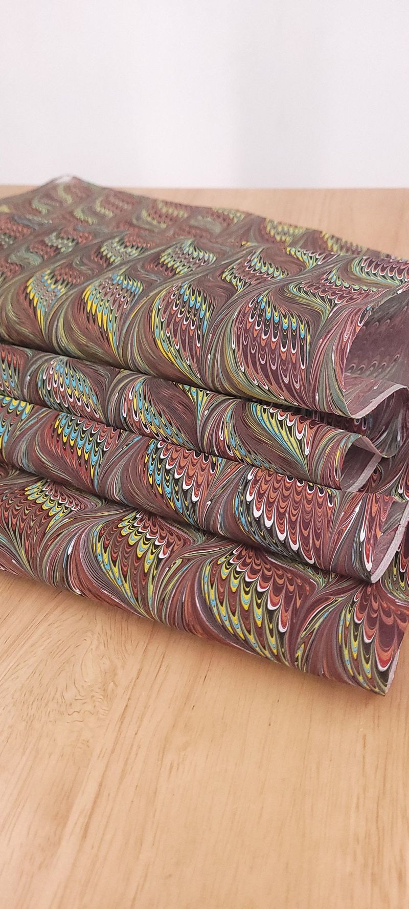 Custom Marbled Silk Scarf - Image 8